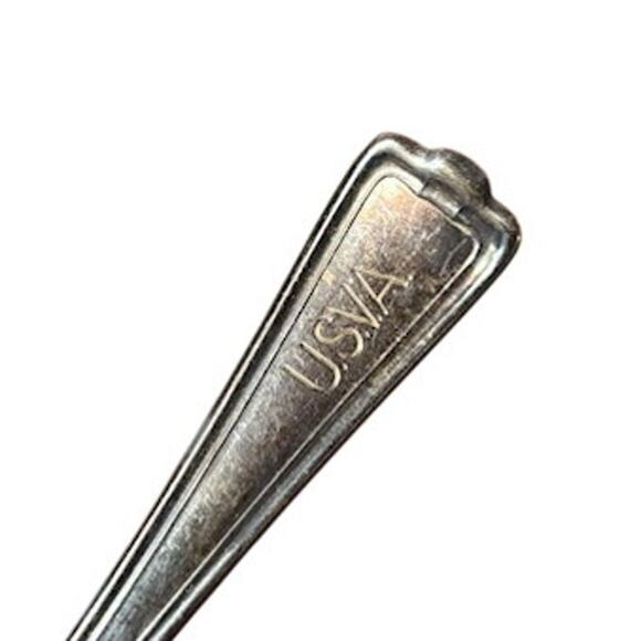 USVA U. S. V. A USA Veterans Forks Silverware Lot of 8 Silver Plated VTG - Picture 5 of 8